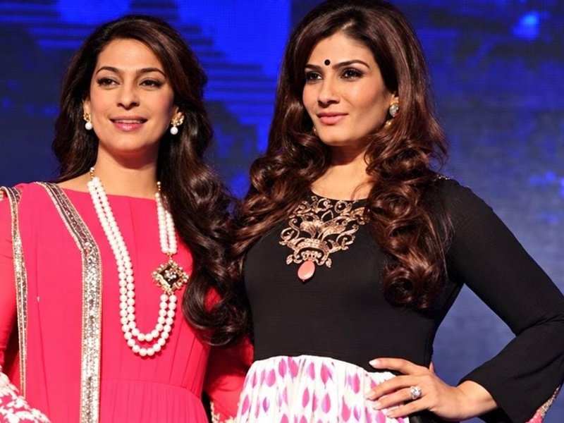 Juhi Chawla sends 'lots of love' & a big hug to Raveena Tandon as she turns 54