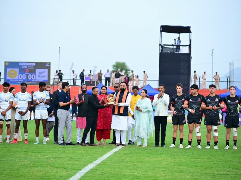 ‘India-New Zealand Rugby series exemplifies how sport can transcend borders’: MoS Raksha Khadse (Credit: SAI)