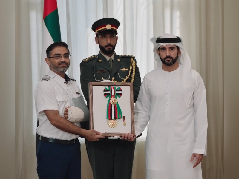 UAE honours flydubai Captain Smit Machchhar for courage during in-flight emergency