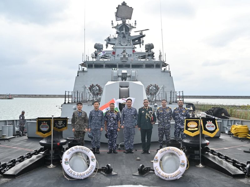 INS Sahyadri all set for Busan exercise with South Korean Navy