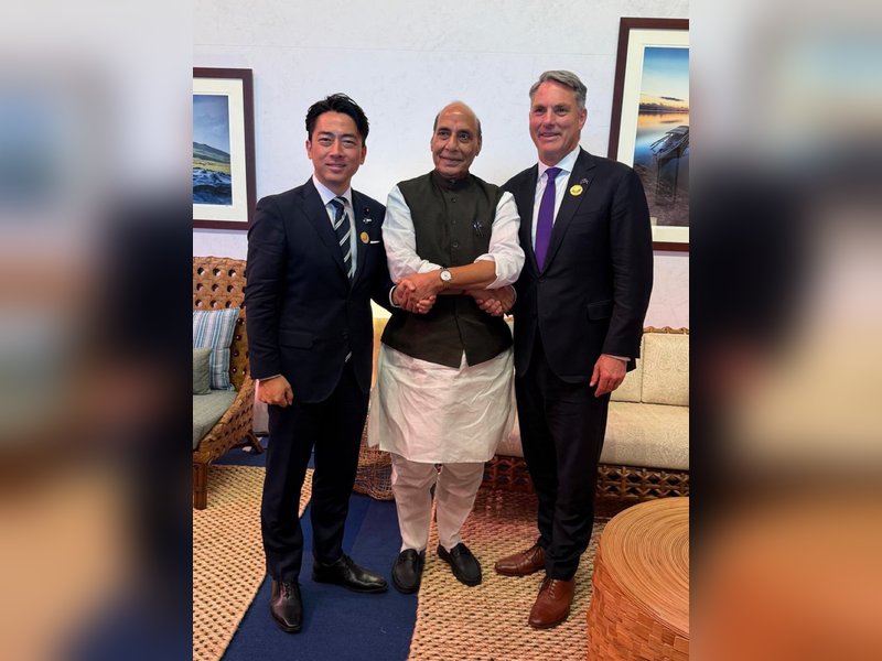 भारत-जापान और ऑस्ट्रेलिया आए साथ, रक्षा मंत्री राजनाथ सिंह ने दिया 'जय' का संदेश