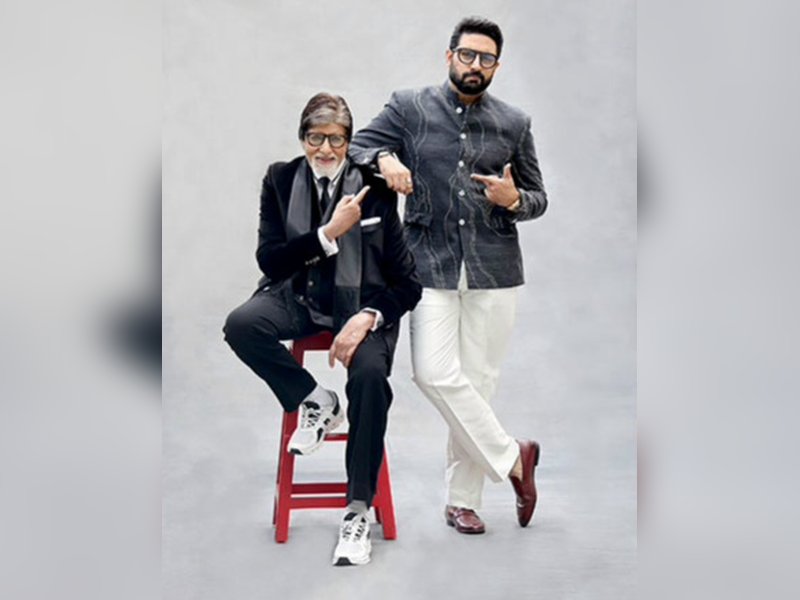 Amitabh Bachchan says Abhishek took all his shoes long ago, reflects on father-son bond