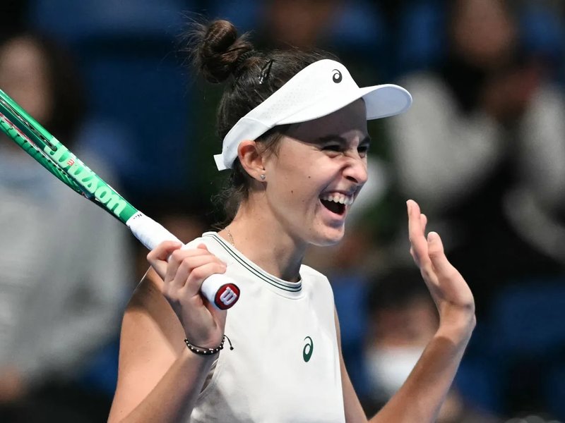 Mia Pohankova stuns Naomi Osaka in biggest win of career in Toray Pan Pacific Open in Tokyo on Thursday. Photo credit: WTA