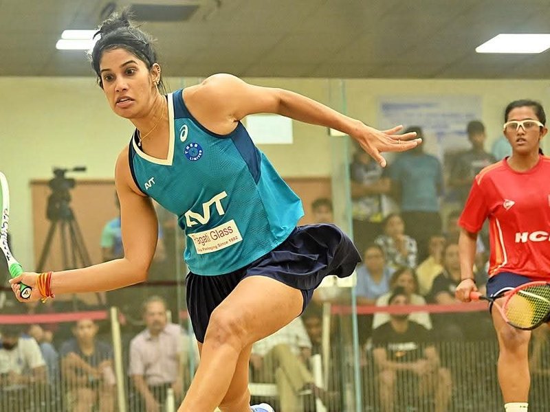 UP’s Yusha Nafees, Unnati Tripathi emerge champions in Sub-Junior & Junior National Squash Championship in Jaipur, Rajasthan on Thursday. Photo credit: SRFI