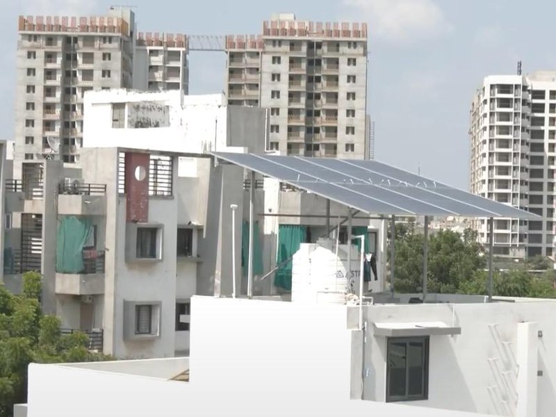 Gujarat families use savings from solar power to fund children’s education as electricity bills fall (Photo: IANS)