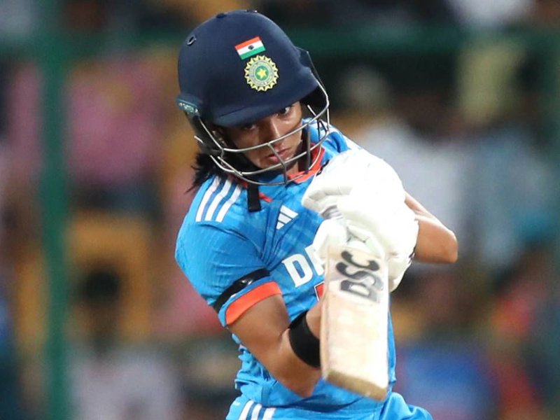 ‘I was just looking at the ball and hitting it everywhere,’ says Tanisha Singh on Delhi’s record-breaking day in Senior Women’s T20 Trophy clash at the MCA Ground 2 in Pune on Thursday. Photo credit: DDCA