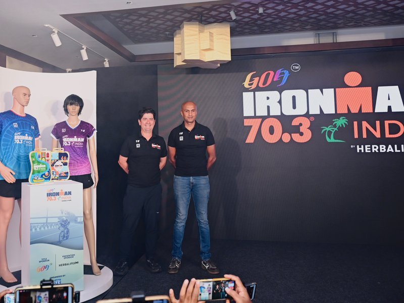Ironman 70.3 Goa, India unveils finisher's jersey and medal for sixth edition to start on Sunday (November 1). Photo credit: Ironman 70.3 Goa