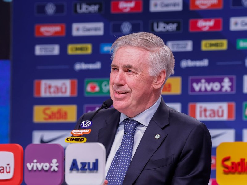 Ancelotti names five newcomers in Brazil squad   