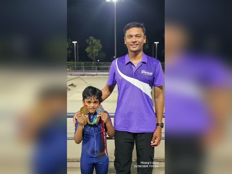 Adani Sportsline Academy skaters clinch 15 medals at GSRSA Roller Skating Competition