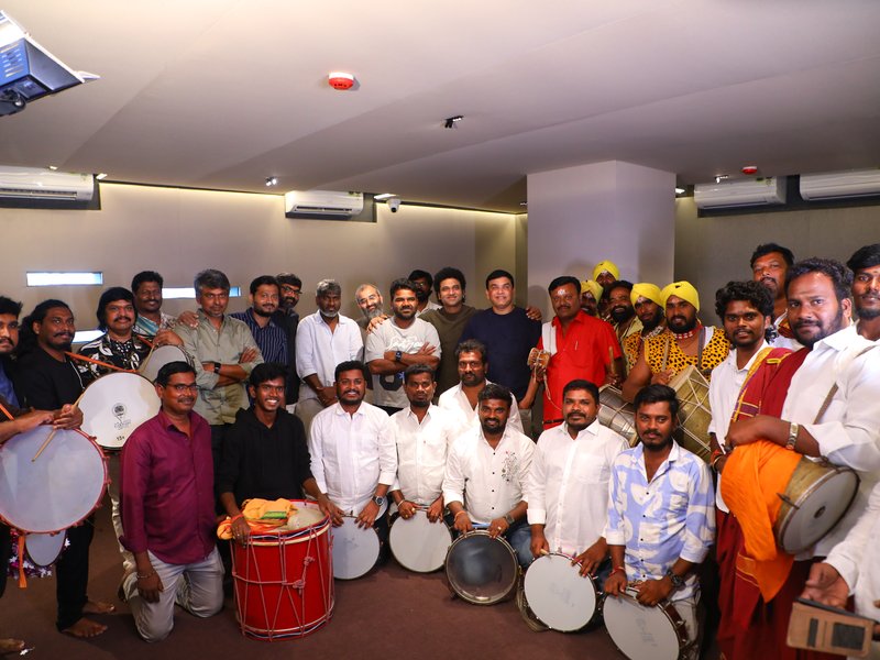 Devi Sri Prasad records title song of Yellamma with 100 folk rhythm artistes from all over India (Photo:IANS/PR)