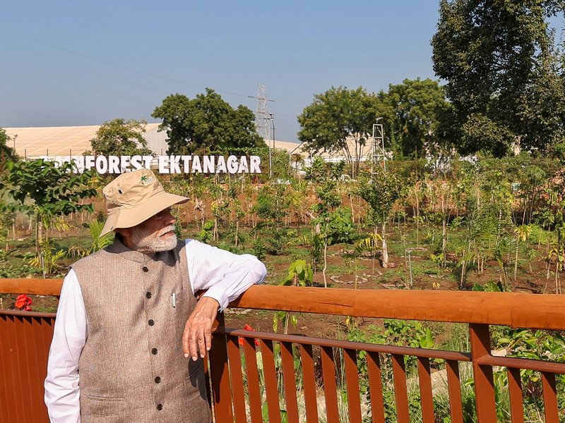 पीएम मोदी ने एकता नगर के रेन फॉरेस्ट और स्काईवॉक का अनुभव लेने का किया आह्वान 