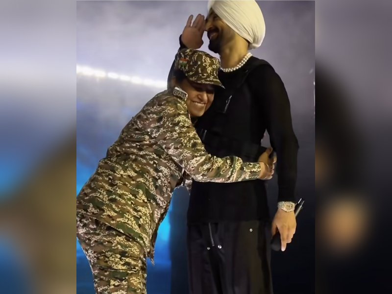 Diljit Dosanjh salutes Delhi Police personnel at concert, says he could see his mother in the officer