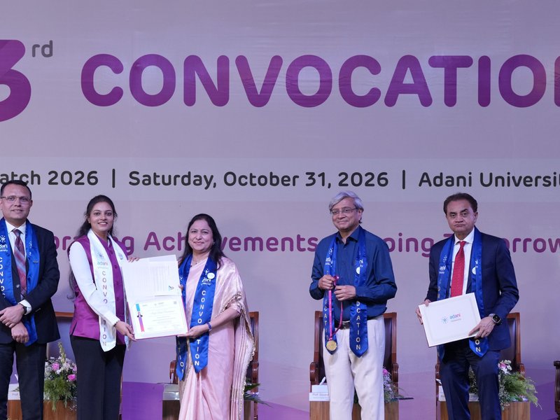 Adani University convocation: AI offers huge possibilities but raises questions on truth and trust, says IISc Director