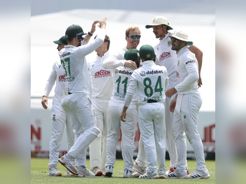 Simon Harmer's six-for powers South Africa to series win over Australia, reclaim No. 1 Test ranking in the third and final Test of the series at Newlands in Cape Town on Saturday. Photo credit: ProteasMenCSA\X