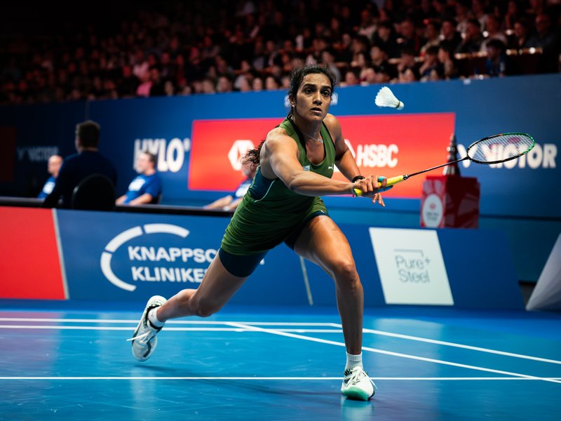 PV Sindhu reaches second consecutive final, Lakshya joins her in title round in the Hylo Open Super 500 BWF World Tour at the Saarlandhalle in Saarbrücken, Germany, on Saturday. Photo credit: BWF/Badminton Photo
