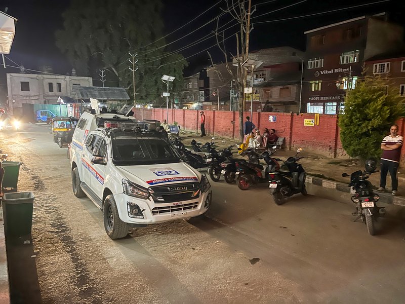 Kulgam: Security personnel at the site after a non-local labourer was killed and another injured in a terrorist attack at a brick kiln in the Kelam area of Kulgam district, Jammu and Kashmir, on Friday, July 31, 2026. (Photo: IANS)