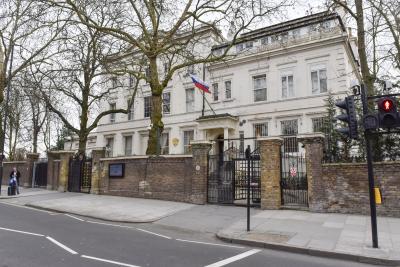 Russian embassy calls the new British sanctions ‘pointless’ (File Image)