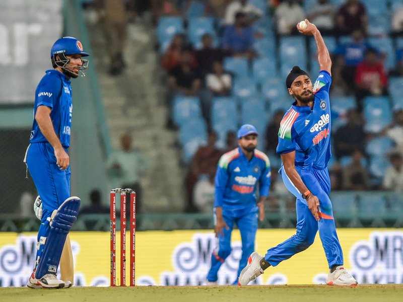 India crush Afghanistan by 170 runs to take unassailable 2-0 lead in the second match of the three-match ODI series at the Ekana Cricket Stadium in Lucknow on Wednesday. Photo credit: IANS 