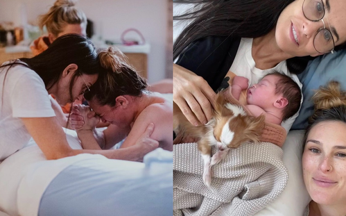  Demi Moore posts pic of daughter in agonising throes of childbirth