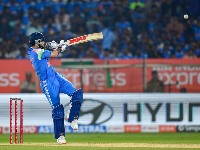 Whole game is coming together nicely, says Virat Kohli after guiding India to nine-wicket win over South Africa in the third match of the ODI series in Visakhapatnam on Saturday. Photo credit: IANS