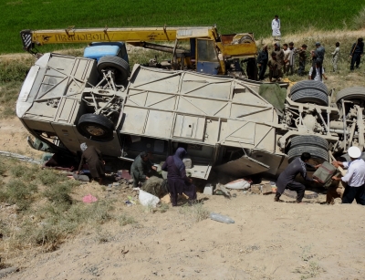 18 killed, 35 injured as truck carrying Afghan migrants overturns (File image)