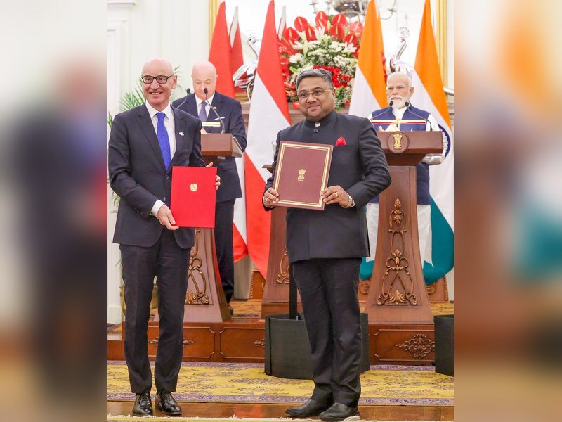 भारत और ऑस्ट्रिया के बीच कई डील पर लगी मुहर, खाद्य सुरक्षा और रक्षा सहयोग समेत अन्य क्षेत्रों में सहयोग पर बनी बात