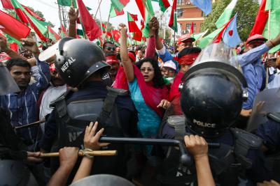 Nepal bars protests near Tribhuvan Intl Airport in Kathmandu (File image)