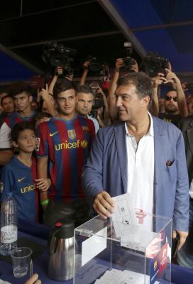 FC Barcelona President Joan Laporta hails selection of Camp Nou as venue for 2029 Champions League final. Photo credit: FC Barcelona