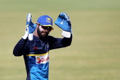 Glovework takes priority at Galle, says Sri Lanka captain Dhananjaya de Silva on Niroshan Dickwella's recall for the first Test against India at Galle. Photo credit: ICC