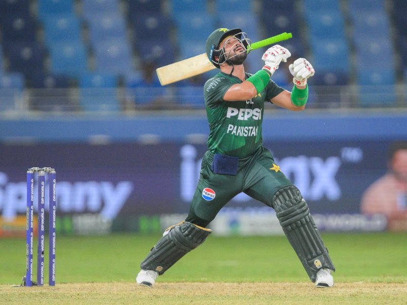 Sahibzada Farhan’s fifty, Ashraf’s late cameo take Pakistan to 171/5 against India in a Super Fours match of the Men's T20 Asia Cup at the Dubai International Cricket Stadium in Dubai on Sunday. Photo credit: IANS