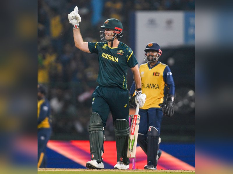 ‘Sri Lanka outplayed us tonight,’ admits Australia captain Mitchell Marsh after their 8-wicket loss in a league match of the ICC Men's T20 World Cup 2026 at  the Pallekele International Cricket Stadium in Kandy on Monday. Photo credit: IANS