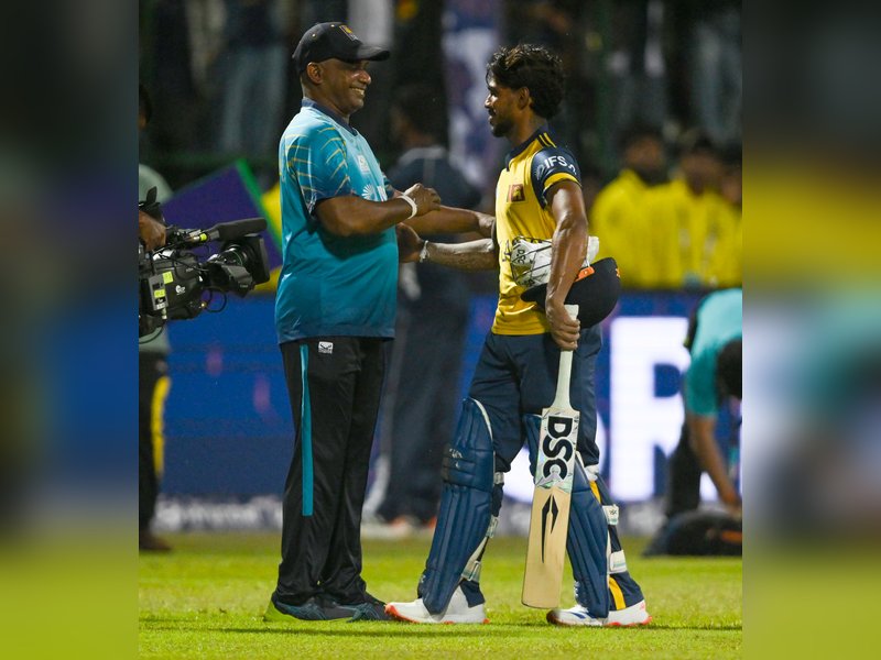 Very happy to get a hundred and take my team home, says Sri Lanka's Pathum Nissanka after their victory over Australia in the ICC Men's T20 World Cup 2026 in Kandy, Sri Lanka on Monday. Photo credit: IANS