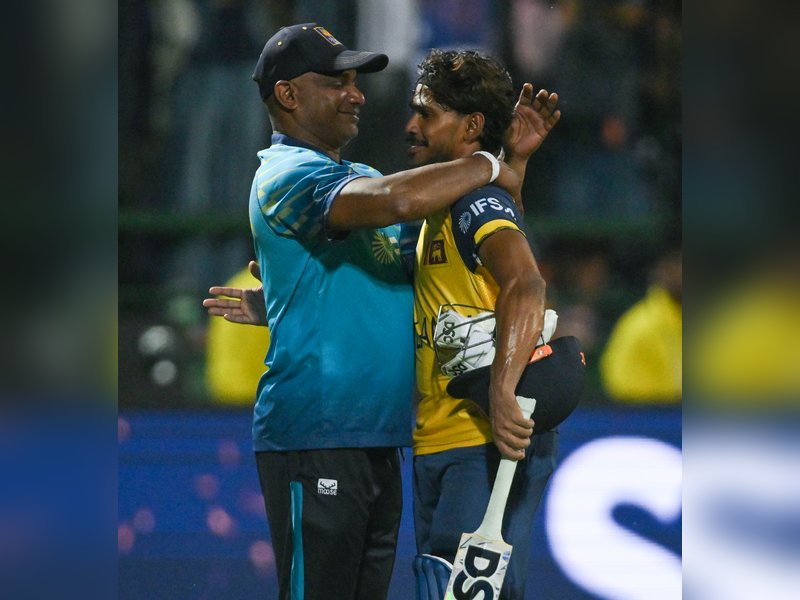 Opener Pathum Nissanka's historical century guides Sri Lanka to Super 8s; beat Australia by 8-wicket in the ICC Men's T20 World Cup 2026 at the Pallekele International Stadium in Kandy on Monday. Photo credit: IANS