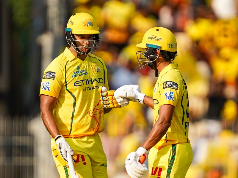 Ruturaj Gaikwad’s unbeaten 74, Overton’s late fireworks help Chennai Super Kings post 158-7 against Gujarat Titans in their Indian Premier League (IPL) 2026 clash at the MA Chidambaram Stadium in Chennai on Sunday.