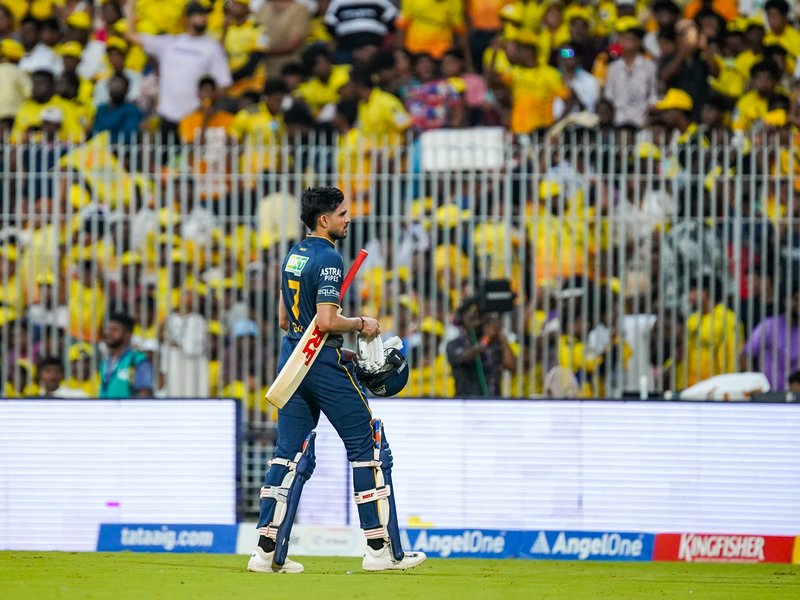 Sai Sudharsan is a kind of player who can give maximum reward with minimum risk, says Gujarat Titans captain Shubman Gill of the match against Chennai Super Kings in Chennai on Sunday. Photo credit: IANS