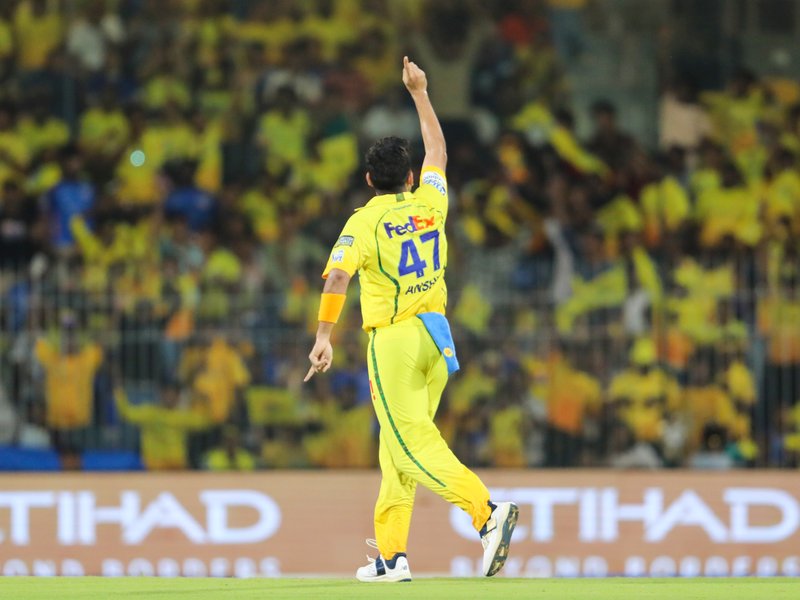 Confidence high in the Chennai Super Kings camp ahead of their clash against Mumbai Indians, says Anshul Kamboj ahead of their match against Mumbai Indians in Chennai on Saturday. Photo credit: IANS 