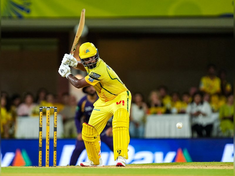 आईपीएल 2026 : सैमसन-ब्रेविस की दमदार पारी, केकेआर के खिलाफ सीएसके के 5 विकेट पर 192 रन