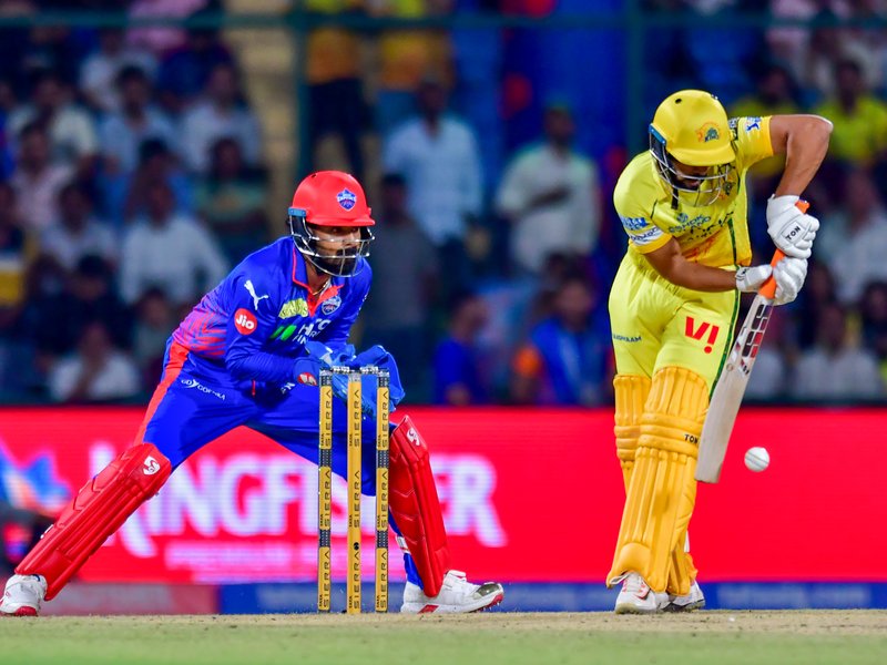 Sanju Samson’s unbeaten 87 helps Chennai Super Kings register eight-wicket win over Delhi Capitals in Match 38 of Indian Premier League (IPL) 2026 at the Arun Jaitley Stadium in New Delhi on Tuesday. Photo credit: IANS 