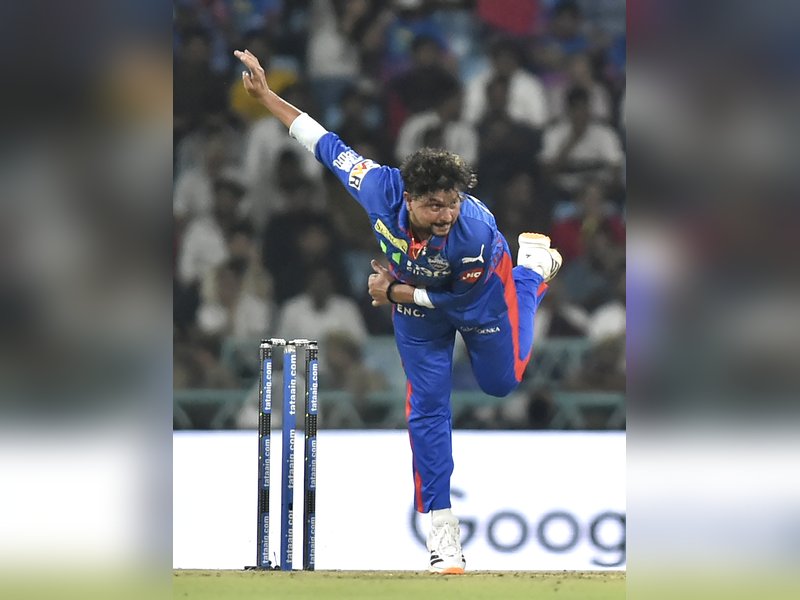 Delhi Capitals are aiming to win at least five out of seven home games, says Kuldeep Yadav ahead of their first match at Arun Jaitley Stadium in New Delhi against Mumbai Indians in New Delhi on Saturday. Photo credit: IANS