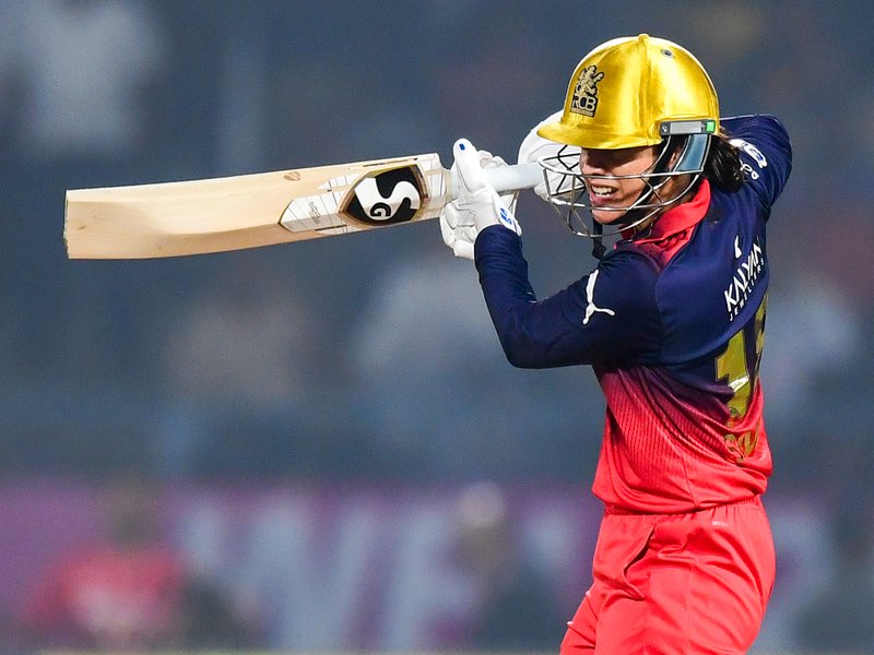 We kept saying we’re just one win away from the final, says Smriti Mandhana as Royal Challengers Bengaluru beat UP Warriorz in Vadodara on Thursday. Photo credit: IANS