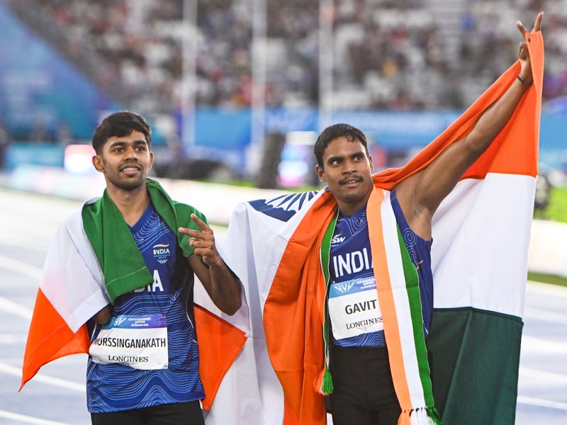 CWG 2026: PM Modi congratulates Gavit, Basil and Sreeshankar on medal wins
