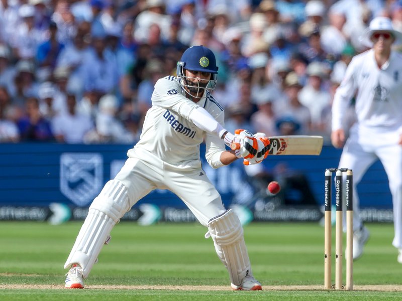 Scores level at Lord’s as England bowl out India for 387 in their first innings on Day 3 of the third Test of the Anderson-Tendulkar Trophy series at the Lord's in London on Saturday. IANS Photos