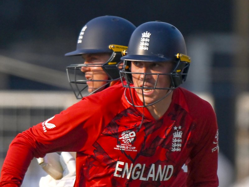 Will Jacks’ blistering fifty powers England to 202/7 against Italy in Men's ICC Men's T20 World Cup 2026 at the Eden Gardens in Kolkata on Monday. Photo credit: IANS