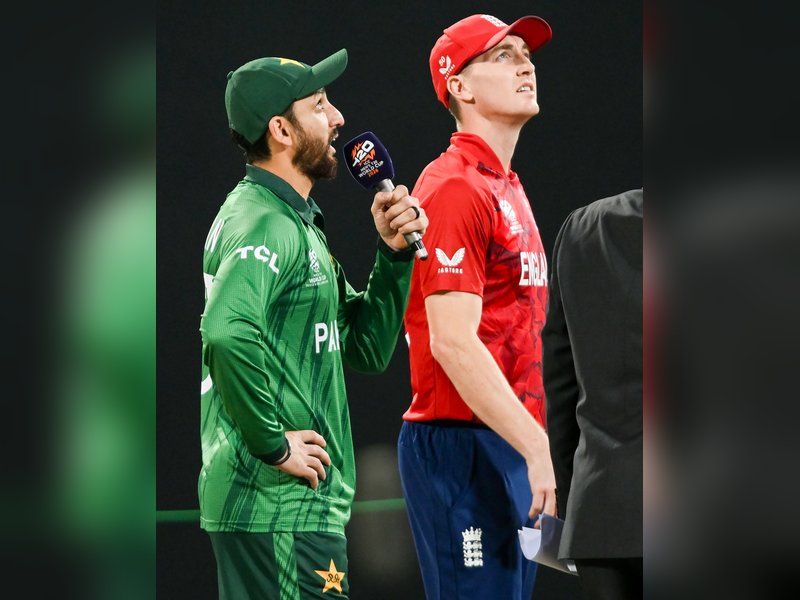 Shaheen Afridi replaces Faheem Ashrafas Pakistan opt to bat first against England in the Super 8 stage in the ICC Men's T20 World Cup 2026 at the Pallekele International Cricket Stadium in Kandy, Sri Lanka, on Tuesday. Photo credit: IANS 