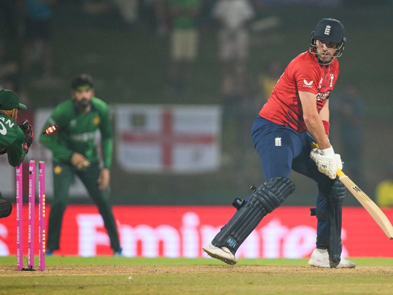 Skipper Harry Brook’s century guides England to semifinals; edge Pakistan by two wickets in a Super 8 match of the ICC Men's T20 World Cup 2026 at the Pallekele International Cricket Stadium in Kandy on Tuesday. Photo credit: IANS 