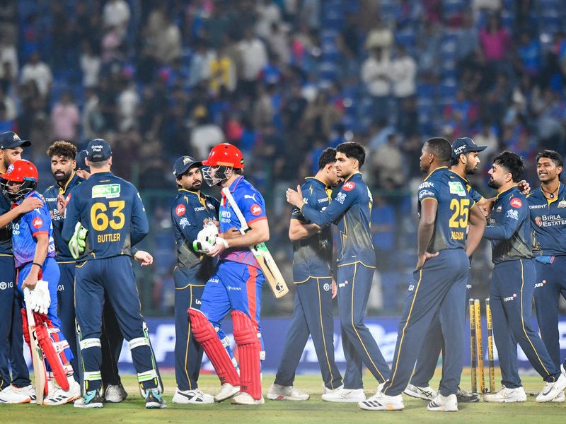 Batters, Rashid Khan, Prasidh Krishna star as Gujarat Titans edge Delhi Capitals by one run in a humdinger in the Indian Premier League (IPL) 2026 at the Arun Jaitley Stadium in New Delhi on Wednesday. Photo credit: IANS 