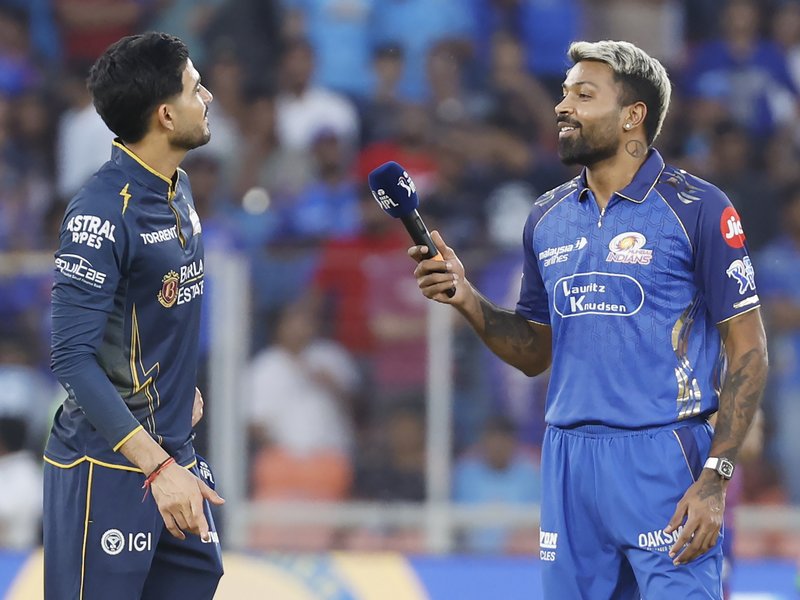 Mumbai Indians hand debuts to Krish Bhagat and Danish Malewar as Gujarat Titans opt to bowl in Match 30 of the Indian Premier League (IPL) 2026 at the Narendra Modi Stadium in Ahmedabad on Monday.  Photo credit: IANS 
