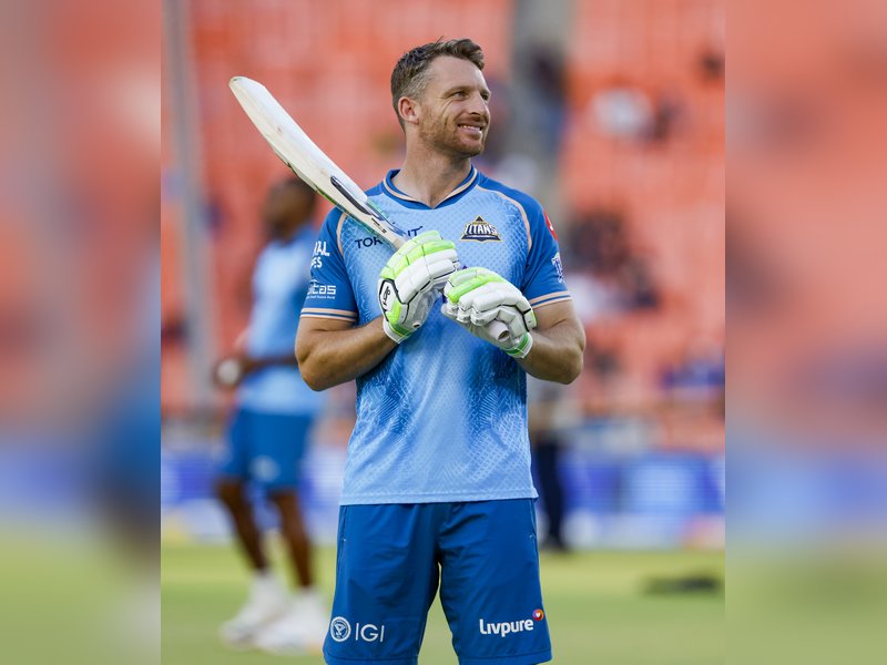 T20 cricket is evolving every year, players taking more risk, says Jos Buttler ahead of the high-profile clash between the Gujarat Titans and Rajasthan Royals at the Narendra Modi Stadium in Ahmedabad on Saturday. Photo credit: IANS