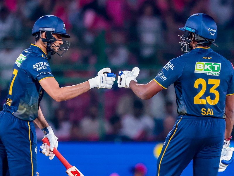 IPL 2026: Gill, Sudharsan power GT to commanding 229/4 against RR