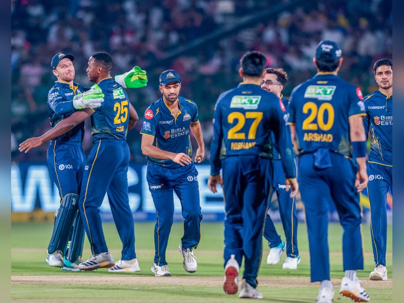 IPL 2024: Rashid’s four-fer, Gill’s 84 help GT thrash RR by 77-run